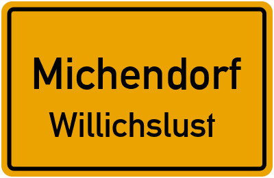 Straßenverzeichnis Michendorf Willichslust