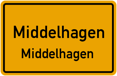 Straßenverzeichnis Middelhagen Middelhagen