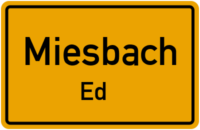 Straßenverzeichnis Miesbach Ed