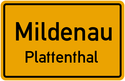 Straßenverzeichnis Mildenau Plattenthal
