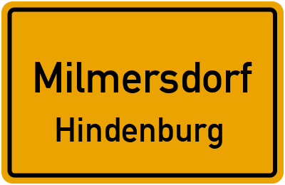 Straßenverzeichnis Milmersdorf Hindenburg