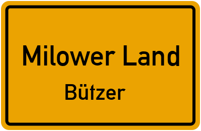 Straßenverzeichnis Milower Land Bützer