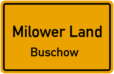 Straßenverzeichnis Milower Land Buschow