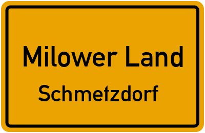 Straßenverzeichnis Milower Land Schmetzdorf