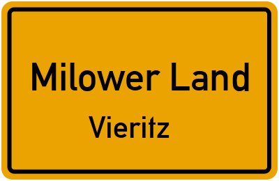 Straßenverzeichnis Milower Land Vieritz