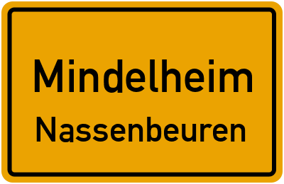 Straßenverzeichnis Mindelheim Nassenbeuren