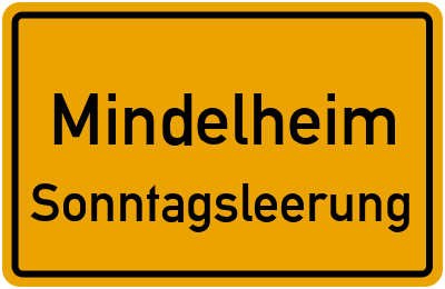 Briefkastenleerung am Sonntag in Mindelheim