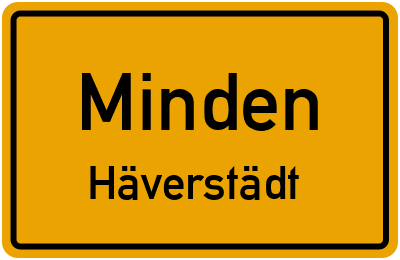 Straßenverzeichnis Minden Häverstädt