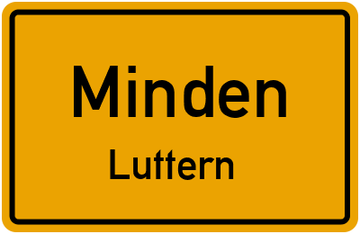 Straßenverzeichnis Minden Luttern
