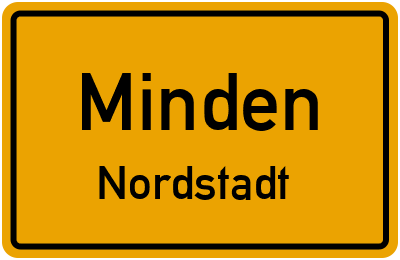 Straßenverzeichnis Minden Nordstadt