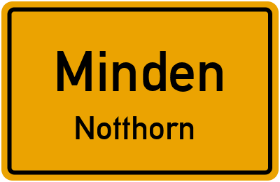 Straßenverzeichnis Minden Notthorn