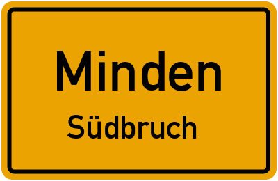 Straßenverzeichnis Minden Südbruch