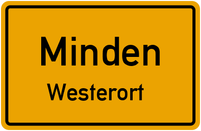 Straßenverzeichnis Minden Westerort