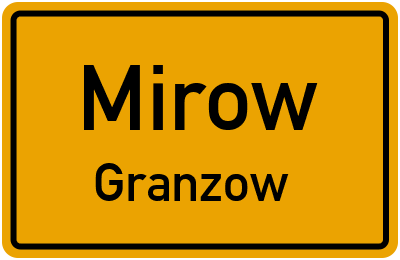 Straßenverzeichnis Mirow Granzow