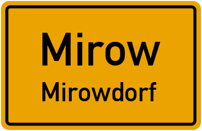 Straßenverzeichnis Mirow Mirowdorf