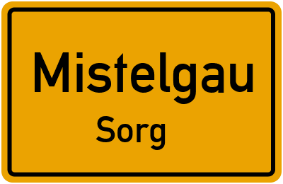 Straßenverzeichnis Mistelgau Sorg