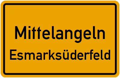 Straßenverzeichnis Mittelangeln Esmarksüderfeld