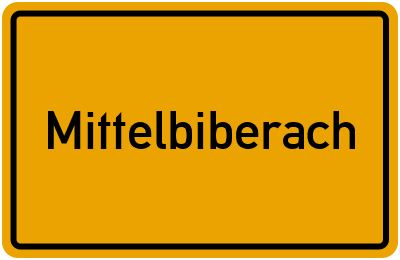 Branchenbuch Mittelbiberach, Baden-Württemberg