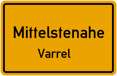 Straßenverzeichnis Mittelstenahe Varrel