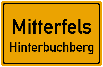 Straßenverzeichnis Mitterfels Hinterbuchberg