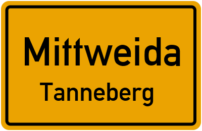 Straßenverzeichnis Mittweida Tanneberg