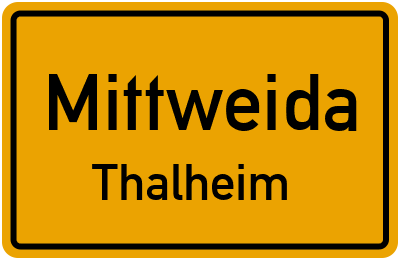 Straßenverzeichnis Mittweida Thalheim