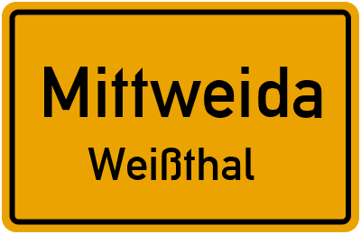 Straßenverzeichnis Mittweida Weißthal