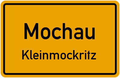Straßenverzeichnis Mochau Kleinmockritz