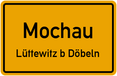 Straßenverzeichnis Mochau Lüttewitz b Döbeln