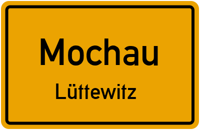 Straßenverzeichnis Mochau Lüttewitz