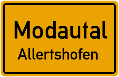 Straßenverzeichnis Modautal Allertshofen