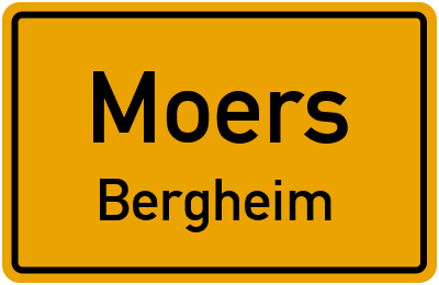 Straßenverzeichnis Moers Bergheim