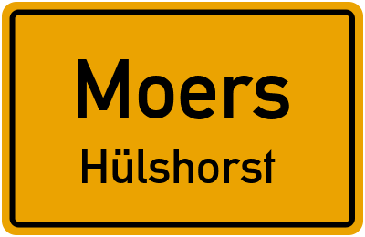 Straßenverzeichnis Moers Hülshorst