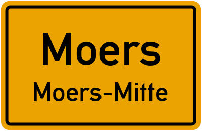 Straßenverzeichnis Moers Moers-Mitte