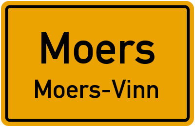 Straßenverzeichnis Moers Moers-Vinn