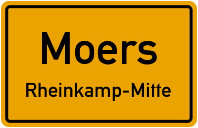 Straßenverzeichnis Moers Rheinkamp-Mitte
