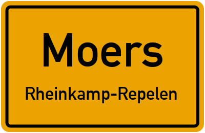 Straßenverzeichnis Moers Rheinkamp-Repelen