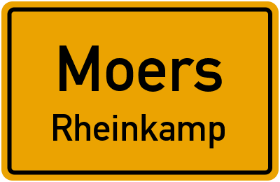 Straßenverzeichnis Moers Rheinkamp