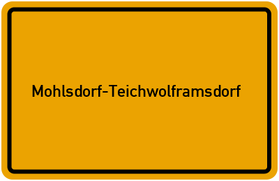 Branchenbuch Mohlsdorf-Teichwolframsdorf, Thüringen