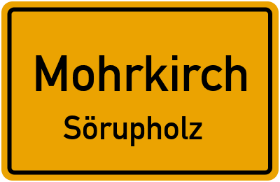 Straßenverzeichnis Mohrkirch Sörupholz