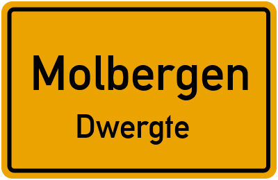 Straßenverzeichnis Molbergen Dwergte