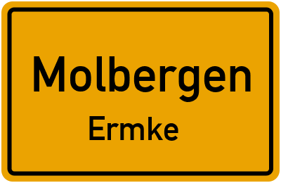 Straßenverzeichnis Molbergen Ermke