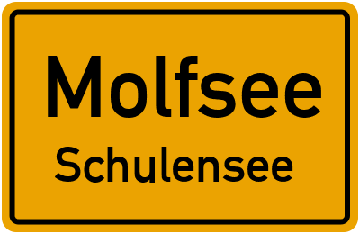 Straßenverzeichnis Molfsee Schulensee