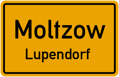 Straßenverzeichnis Moltzow Lupendorf