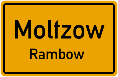 Straßenverzeichnis Moltzow Rambow