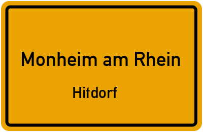 Straßenverzeichnis Monheim am Rhein Hitdorf