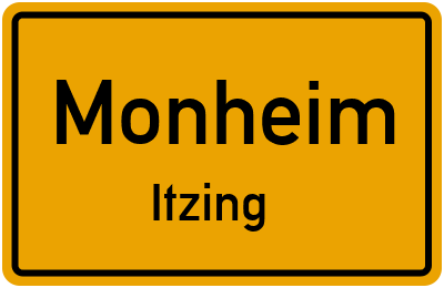 Straßenverzeichnis Monheim Itzing