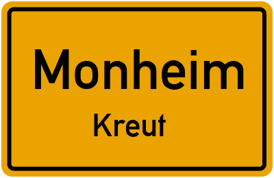 Straßenverzeichnis Monheim Kreut