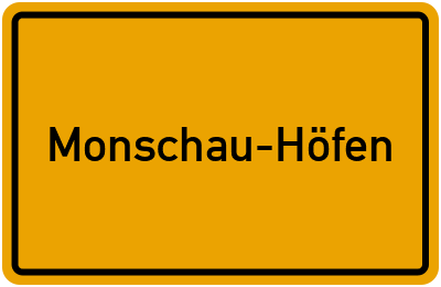 Branchenbuch Monschau-Höfen, Nordrhein-Westfalen