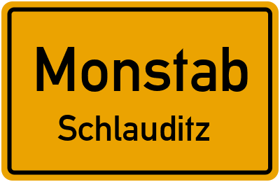Straßenverzeichnis Monstab Schlauditz